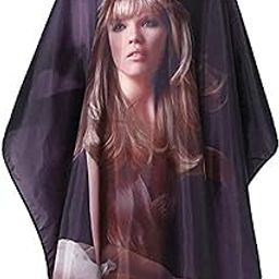 OSEN Nylon Girl Print Hair Cutting Hair Styling Salon Sheet Apron for Women Saloon Use, 55x62 Inch-29