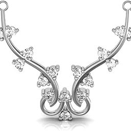 18k (750) White Gold and Diamond Mangalsutra for Women-image-40