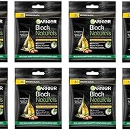 Garnier Black Naturals Hair Color No.3 Brown Black 20ml +20 gm (PACK OF 8)-image-4