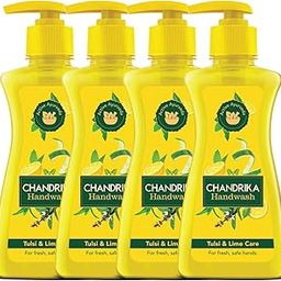 Chandrika Handwash Tulsi & Lime 200ml (Pack of 4)-picture-45