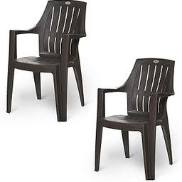 Supreme Turbo Spine Care Plastic Chair (Color: Wenge; Qnt: 2 Pcs.)-image-54