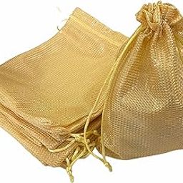 23 X 18 cm Self Design Potli Bags for Gifting Pack of 12-52