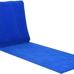 UJEAVETTE® Inflating Beach Camping Lounger Back Pillow Cushion Chair Air Bed Blue-image-56