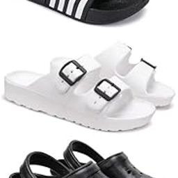 WINGSCRAFT Lightweight,Classic Slider || Sandals with Clogs for Men-COMBO(3)-3024-3113-3014-picture-1