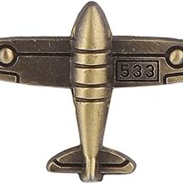 Plane Shape Small Size Lapel Pin Brooch For Men-11