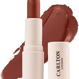 Carlton London Creamy Matte Stardust Bullet Long Stay Lipstick |Enriched with Vitamin E, Castor oil | Intense Colour, Moisturised Lips, Smooth & Light |Upto 8 hrs- 4Gm. (Beach Buff)-picture-7