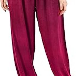 Harem Pants for Women | Stylish Afghani Salwar | Women's Rayon Fabric Pants Loose Fit for Yoga & Dancing | Waist Size 22 to 42 Inches, Free Size-image-20