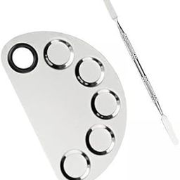 BNF 5xMakeup Mixing Palette Foundation Palette for Foundation Eyelash Nail Art | 1 Cosmetic Mixing Palette1 Spatula(5 Pack)-picture-11
