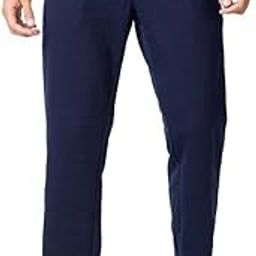 Comfortable Cotton Fleece Stylish Joggers Pyjama for Running, Gym Sports Work Out Warm Lower |Regular Fit Casual Track Pants |Elastic Drawstring for Men-image-97
