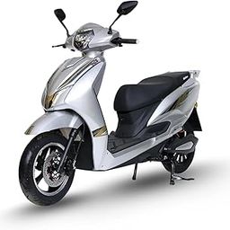 ryoto pro Low Speed Electric Scooter Non RTO with 60 km Range, Key Less Start, LED Light, USB Charger, 3 Speed Modes, Anti-Theft, Smart NFC, Alloy Wheels-image-11
