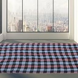 Homychair 2Inch Qulit Queen Size Large Soft hauzry Cotton Multicolor Mattress/Gadda 2 Sleeping Capacity (6x4)-image-14