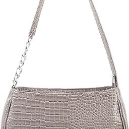 Women Grey Shoulder Bag (66-7631)-image-1