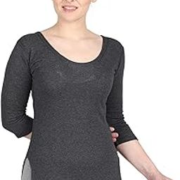 Womens Anthra Melange Thermal Top-37
