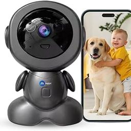 Maizic Smarthome Black Robot 2 MP WiFi Indoor Camera with 1440 Px Full Color Night Vision, Two Way Audio, PTZ Control, Siren, 360° View, Motion Detection-image-32