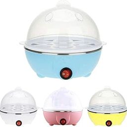 chikly Egg Boiler Poacher Rapid Electric 7 Egg Capacity Cooker for Quickly Hard Boiled, Poached and Scrambled Eggs, Food & Vegetable Steamer Tray for Gym and Healthy Diet Lifestyle -W 360W-picture-13