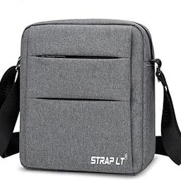 Fabric Casual Formal Sports Sling Bag for Men & Women (Grey)-image-3