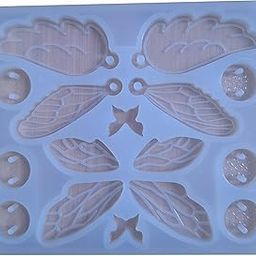 Ditya Crafts Butterfly Wing Silicone Resin Mold for Keychain, Key Rings, and Earrings – Durable & Flexible DIY Jewelry Crafting Mold for Handmade Gifts and Crafts-image-24