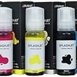 Splashjet 057 Refill Ink for Ep L8050, L18050 Printer - Compatible Ink Bottle for Epson 057 Ink Code for Epson Inktank Printer - (70gm x C/M/Y/Bk/LC/LM) Ink Bottle - 503492-image-25