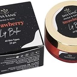 Sharans Herbals Lip Balm With Vitamin E And Strawberry|24 Hours Moisture|Natural Oils|Glossy Finish, 25gm-image-123