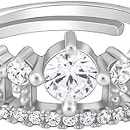 925 Silver Queen Crown Ring,Adjustable|Rakhi Rakshabandhan Gift For Sister Bhabhi,Gifts For Women&Girls,Pendant To Gift Women&Girls|With Certificate Of Authenticity&925 Stamp|6 Month Warranty-image-54