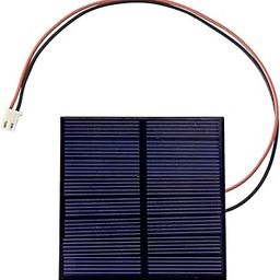 Electronic Spices 55mm X 55mm 6v 50mah Square Shape Polycrystalline Mini Epoxy Solar Panels With Jst Connector Pack of 1pcs-12
