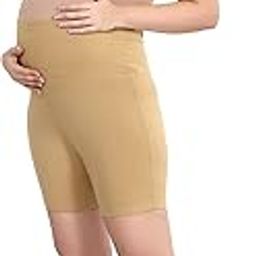 Women's Cotton Maternity Shorts Over The Belly for Pregnant Women for Pre & Post Pregnancy-image-106