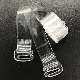 SalLady Adjustable Bra Stra Invisible 3 Pairs Lightweight Nonslip Clear Bra Holder Strap Bra Shoulder Strap Lightweight Hook Belt Transparent Nonskid-image-27