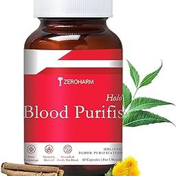 Zeroharm Blood Purifis | Plant-Based Detox Formula | Supports Healthy Blood Purification & Skin Health | Promotes Immune Function & Reduces Inflammation | 60 Capsules (1 Pack)-5