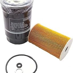GOPINATH AUTOLINK CAR ENGINE OIL AND DIESEL FILTER SET OF 2PCS COMPATIBLE WITH I20 ELITE/ACTIVE CRDI 1.4-77