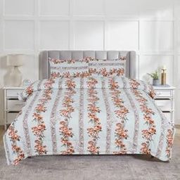 NIVASA LIVINGS Heavy Winter Queen Comforter Set | Ultra-Warm Cotton Floral Blanket – Multicolor Bedding with 2 Matching Pillow Covers | Soft & Cozy Winter Bed Set-image-22
