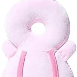 NKK Baby Baby Head Protector Cushion Plush Soft Toy-Full Protection Helmet Baby Head Protector Child Early Learning Toy Fall Protection Adjustable Shoulder Strap (4-24 Months) (Pink)-picture-17