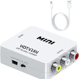 JGD PRODUCTS HDTV2AV / HDMI2AV Up Scaler 1080P HDMI to AV Composite Video Audio Converter Adapter Media Streaming Device-picture-18