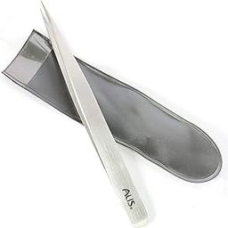 Alis Pointed Tweezers OC10 Silver With Pouch Eyelash Extensions Nail Art Manicure Tool False Eye Lashes OC10 SS-51