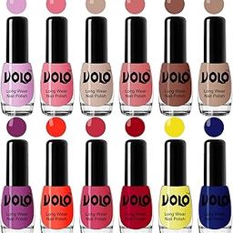 Volo Boss of Gloss Nail Polishes Set of 12 Pcs Infinite Collection(Purple, Pink, Nude, Candy, Nude, Nude, Plum, Coral, Pink, Red, Yellow, Blue) 60 ML-7