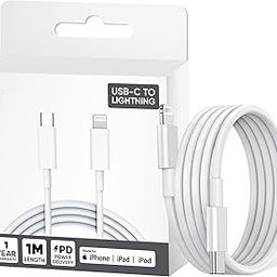 DR VAKU® USB C to Lightning Cable 1M [Apple Mfi Certified] iPhone Fast Charger Cable USB-C Power Delivery Charging Cord for iPhone 14/13/12/12 Pro Max/12 Mini/11/11Pro/Xs/Max/Xr/X/8/8Plus/iPad-20