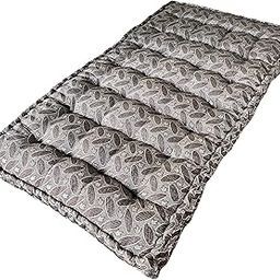 H B Msala Cotton Filled Quilt Mattress | Soft & Reversible, Foldable, Lightweight Firm,Soft Rui Gadda for Bedroom (Shine Grey Box, 4 x 6 Feet (48 x 72 Inches Or 120 x 180 cm))-12
