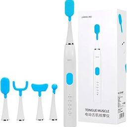 B-Arm Electric Oral Muscle Trainer with 4 Heads| Rechargeable Mouth Exerciser with 5 Modes| Vibrational Tongue Training Tool| Muscle Stimulation Tool for Speech therapy|Tongue Exerciser for Adults-picture-18