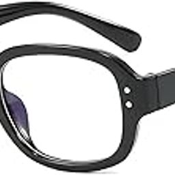 4Flaunt Dotted Series Blue Light Blocking Retro Y2K Rectangle Computer Glasses | Anti Glare, Lightweight & Blocks Harmful Blue Light & UV Rays | Medium (50-23-140 mm)-image-98
