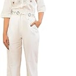 Women's Pure Cotton Shirt and Trouser Co-ord Sets | Two-Piece Outfit for Night Wear-image-11