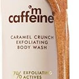 mCaffeine 2% Lactic Acid Exfoliating Body Wash, 300ml | Reduces Body Acne, Strawberry Skin, Ingrown Hair & Smoothes | Sweet Caramel Fragrant Shower Gel for Men & Women- All Skin Types-image-45