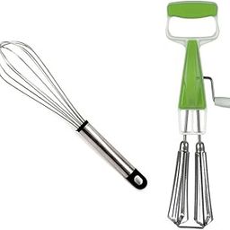 HATIMI Combo of Egg Beater and Blender (Portable) for Mixer Whisker Lassi Maker for Milk Coffee Egg Beater Etc. (Colour May Vary)-14