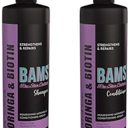 BAMS Moringa & Biotin Shampoo & Conditioner Combo (400ml each) – Complete Hair Care Solution-7