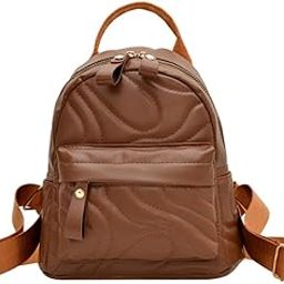 ™ Women Backpack Handbag Carrier Shoulder Bag for Shopping Work Outdoor Sports Brown | Womens Handbags & Bags-image-42