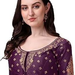 Women Silk Half Sleeve Blouse-picture-25