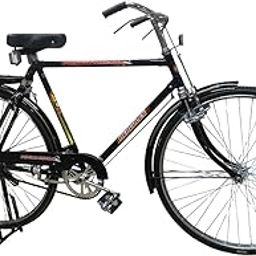 Hercules Roadster Bicycle Popular Singham Single Speed Desi Cycle Suitable Age 9+Years (Black, 22)-image-26