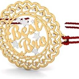 18K Best Bro Gold Rakhi for Brother-image-37