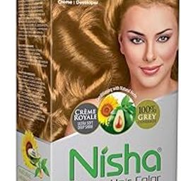 Nisha Cream Hair Color With The Benefits Of Natural Henna Extracts, Sunflower & Avocado Oil, Easy To Use Hair Color 150ml Pack of 1, Honey Blonde …-image-33