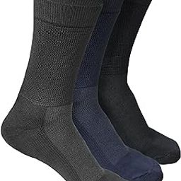 Bamboo Men's Crew Socks, 3X Softer than Cotton Socks, Odour Resistant & Breathable, Calf Length Socks-image-49