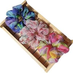 Premium gift scrunchies for girl, women hairband, unique texture-image-64