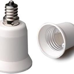 ATORSE® Lamp Socket Adapter Holder Converter Light Bulb Socket Adaptor E12 to E26|Home Items for Living Room, Home & Garden, Home Product, Flower Planters for Home-office-Lawns|-8